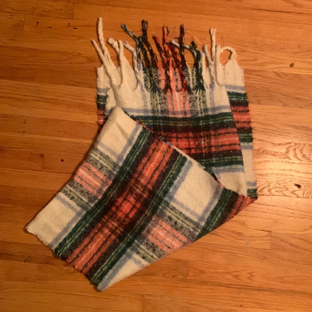 Aerie Plaid Blanket Scarf